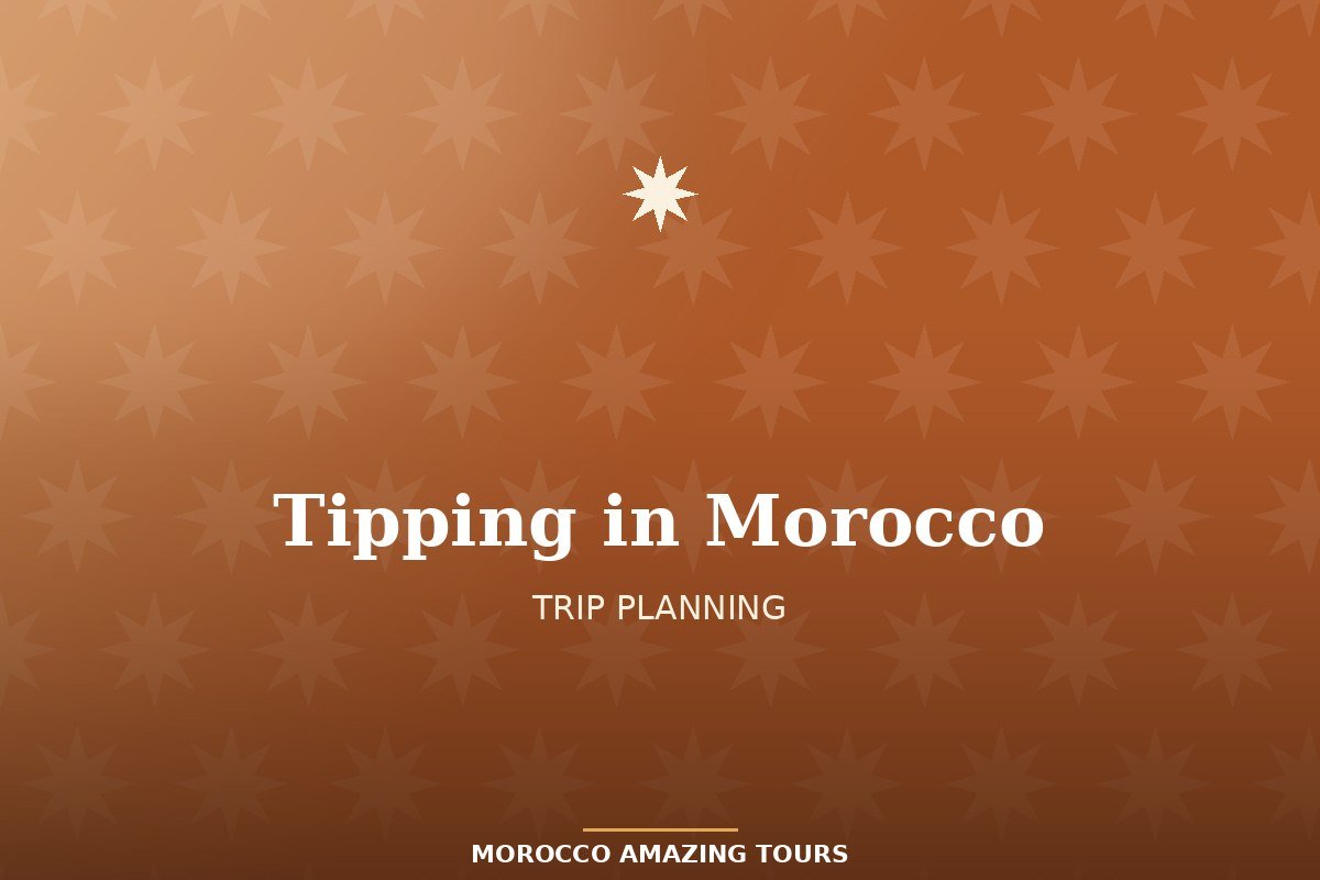 Hand placing Moroccan dirham banknotes on a restaurant table as a tip